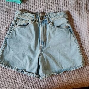 Everlane A Line Denim Shorts